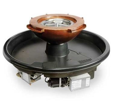 HPC Evolution 360 Hammered Copper Gas Fire Bowl System